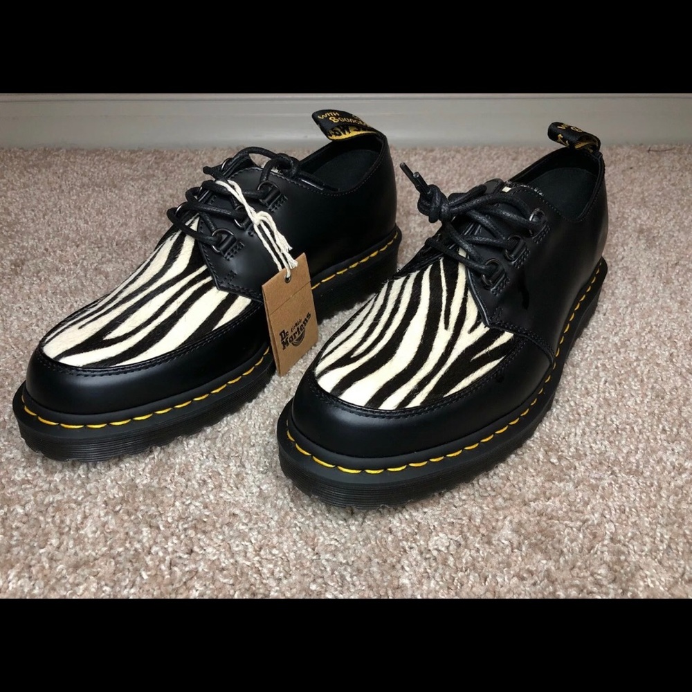 Dr. Martens Ramsey Black Zebra Hair US Mens 12